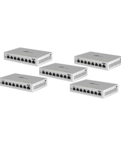 US85 - US85-UBIQUITI NETWORKS - Paquete de 5 switches UniFi de 8 puertos sin PoE - Relematic.mx - US85-h