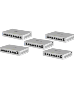 US85 - US85-UBIQUITI NETWORKS - Paquete de 5 switches UniFi de 8 puertos sin PoE - Relematic.mx - US85-h
