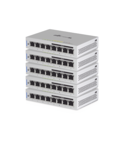 US860W5 - US860W5-UBIQUITI NETWORKS - Kit de 5 Switch UniFi Administrable de 8 puertos (4 Gigabit PoE 802.3af y 4 Gigabit ethernet) - Relematic.mx - US860W5-h