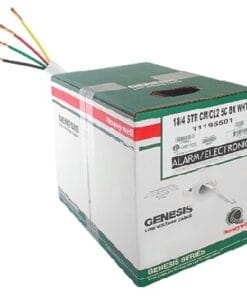 1119-5501/500 - 1119-5501/500-HONEYWELL HOME RESIDEO-Bobina de 152 Metros / Cable de Cobre / 4x18 AWG / Tipo Alarmas CM-CL2 /  Para Interior / Color Blanco / Para Aplicaciones de Alarmas de Intrusión/Control de Acceso/ Automatización / Interfonos y Tv Porteros - Relematic.mx - 11195501_500
