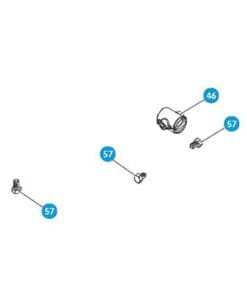 119-RID321 - 119-RID321-CAME-Buje Hembra para motor AXO - Relematic.mx - 119RID321