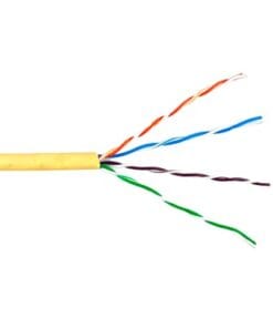 6360-1102/1000 - 6360-1102/1000-HONEYWELL HOME RESIDEO-Bobina de Cable de 305 Metros UTP Cat6 Riser / Color Amarillo / UL, CMR, Probado a 350 Mhz / Para Aplicaciones de CCTV, Redes de Datos, IP megapixel, Control RS485 - Relematic.mx - 63601102