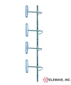 ANT-150D6-9 - ANT-150D6-9-TELEWAVE, INC-Antena Base VHF, de 4 Dipolos, rango de frecuencia 138 - 174 MHz. - Relematic.mx - ANT150D69det