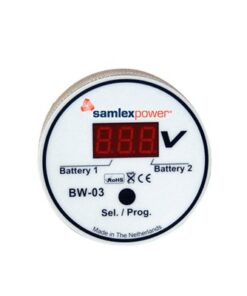 BW-03 - BW-03-SAMLEX-Monitor de Baterias  Entrada: 6-31 Vcc con display - Relematic.mx - BW03
