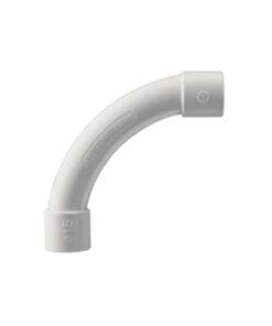 DX-40-125 - DX-40-125-GEWISS-Curva de radio estrecho para tubería rígida, recomendado para cables de datos, PVC Auto-extinguible, de 25 mm - Relematic.mx - DX40116-2
