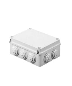 GW-44-007 - GW-44-007-GEWISS-Caja de derivación de PVC Auto-extinguible con 10 entradas, tapa atornillada, 190 x 140 x 70 MM, Para Exterior (IP55) - Relematic.mx - GW44004-2