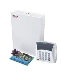 H832-RX416-K - H832-RX416-K-PIMA-Panel de alarma Hibrido de 8 a 32 zonas soporta receptor inalámbrico y módulos de expansión cableados y cuádruple comunicador ala central línea telefónica, Celular, radio o TCP/IP re quiere módulos incluye - Relematic.mx - H832RX416Kdet