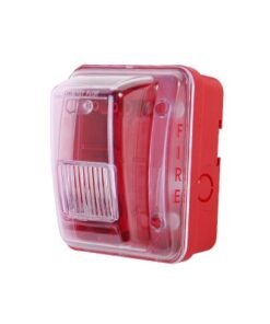 HGOE-R - HGOE-R-HOCHIKI-Cubierta para instalar sirenas estrobo en exterior compatible con estrobos sirenas Hochiki color rojo - Relematic.mx - HGOER