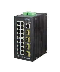 IGS-20040MT - IGS-20040MT-PLANET-Switch Administrable Industrial 16 puertos Gigabit Ethernet + 4 SFP - Relematic.mx - IGS20040MT