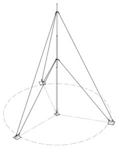 KITSLM15 - KIT-SLM-15-SYSCOM TOWERS-Kit con Mástil Telescópico de 15 m con Accesorios de Instalación (No incluye retenida). - Relematic.mx - KITMASTIL-4