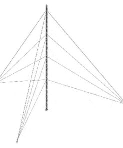 KTZ-35E-003 - KTZ-35E-003-SYSCOM TOWERS-Kit de Torre Arriostrada de Piso de 3 m Altura con Tramo STZ35 Galvanizado Electrolítico (No incluye retenida). - Relematic.mx - KTZ30G030-20