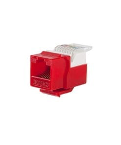 LP-KJ-516-RD - LP-KJ-516-RD-LINKEDPRO BY EPCOM-Módulo Jack Keystone Cat5e sin Herramienta (toolless) para faceplate - Color Rojo - Relematic.mx - LPKJ516RDdet