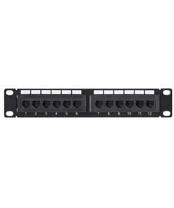 LP-PP-501 - LP-PP-501-LINKEDPRO BY EPCOM-Panel de parcheo de impacto (110) UTP de 12 puertos Cat5e, 10in - Relematic.mx - LPPP501det