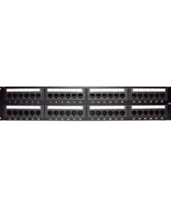 LP-PP-508 - LP-PP-508-LINKEDPRO BY EPCOM-Panel de parcheo de impacto (110) UTP de 48 puertos Cat5e 19in, 2U con barra para organizar cable - Relematic.mx - LPPP508det