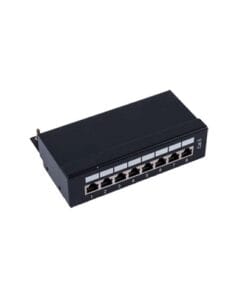LP-PP-528 - LP-PP-528-LINKEDPRO BY EPCOM-Panel de parcheo de impacto (110) Blindado (STP) de 8 puertos Cat5e, 10in - Relematic.mx - LPPP528
