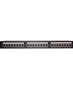 LP-PP-530 - LP-PP-530-LINKEDPRO BY EPCOM-Panel de parcheo de impacto Blindado (STP) de 24 puertos Cat5e, 19in - Relematic.mx - LPPP530det