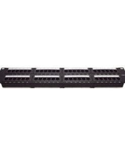 LP-PP-608 - LP-PP-608-LINKEDPRO BY EPCOM-Panel de parcheo de impacto (110) UTP de 48 puertos Cat6, 19in, 2U, con barra para organizar cable - Relematic.mx - LPPP608det