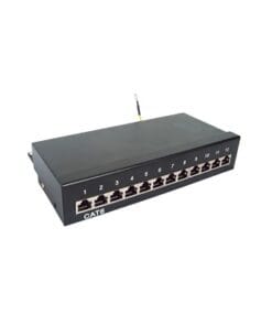 LP-PP-629 - LP-PP-629-LINKEDPRO BY EPCOM-Panel de parcheo de impacto (110) Blindado (STP) de 12 puertos Cat6, 10in - Relematic.mx - LPPP629det