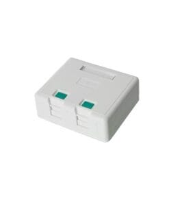 LP-WP-06 - LP-WP-06-LINKEDPRO BY EPCOM-Caja de pared con 2 puertos Keystone, no incluye Jacks - Relematic.mx - LPW06det
