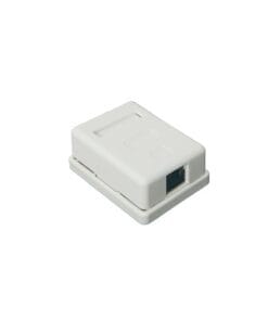 LP-WP-6036 - LP-WP-6036-LINKEDPRO BY EPCOM-Caja de pared con 1 puerto Keystone, incluye jack STP Cat5e - Relematic.mx - LPWP6036det