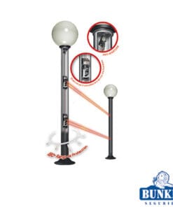 MALTA/2 - MALTA/2-BUNKER SEGURIDAD-Dos Carcasas ultra resistentes y elegante tipo farola ideal para sensores fotoeléctricos y APs WIFI. Requiere PCGLOBE (no incluido). - Relematic.mx - MALTAdet-1