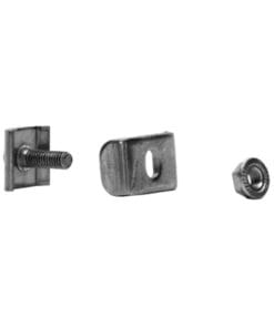 MG-51-KIT2EZ - MG-51-KIT2EZ-CHAROFIL-Kit 2 para unir tramos de charola, clema mediana, mas tornillo encastardo, con acabado Electro Zinc - Relematic.mx - MG51KIT2EZ