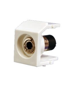 NK35MSSIW - NK35MSSIW-PANDUIT-Módulo Acoplador Estéreo de 3.5mm (1/8"), Tipo Keystone, Para Soldar, Color Blanco Mate - Relematic.mx - NK35MSSIW