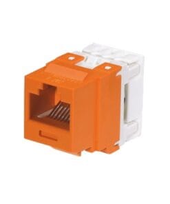 NK688MOR - NK688MOR-PANDUIT-Conector Jack Estilo 110 (de Impacto), Tipo Keystone, Categoría 6, de 8 posiciones y 8 cables, Color Naranja - Relematic.mx - NK688MOR