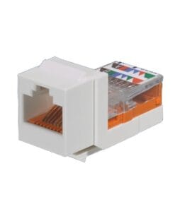 NK5E88MEIY - NK5E88MEIY-PANDUIT-Conector Jack Estilo Leadframe, Tipo Keystone, Categoría 5e, de 8 posiciones y 8 cables, Color Marfil - Relematic.mx - NKNK5E88MEIY