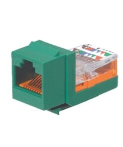 NK5E88MGRY - NK5E88MGRY-PANDUIT-Conector Jack Estilo Leadframe, Tipo Keystone, Categoría 5e, de 8 posiciones y 8 cables, Color Verde - Relematic.mx - NKNK5E88MGRY