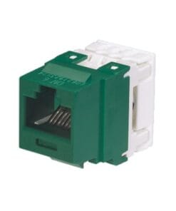 NK688MGR - NK688MGR-PANDUIT-Conector Jack Estilo 110 (de Impacto), Tipo Keystone, Categoría 6, de 8 posiciones y 8 cables, Color Verde - Relematic.mx - NKNK688MGR