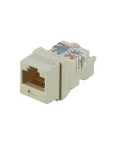 NK6TMIW - NK6TMIW-PANDUIT-Conector Jack Estilo TP, Tipo Keystone, Categoría 6, de 8 posiciones y 8 cables, Color Blanco Mate - Relematic.mx - NKNK6TMIW
