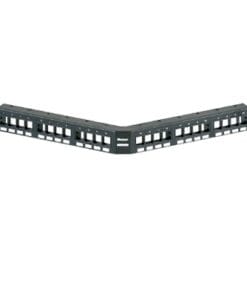NKPPA24FMY - NKPPA24FMY-PANDUIT-Panel de Parcheo Modular Keystone (Sin Conectores), Angulado, de 24 Puertos, 1UR - Relematic.mx - NKPPA24FMY