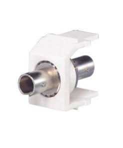 NKSTMWH - NKSTMWH-PANDUIT-Módulo Acoplador ST Simplex, para Fibra Óptica Multimodo OM1/OM2, Tipo Keystone, Color Blanco - Relematic.mx - NKSTMEI-2