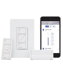 P-BDGPRO-PKG1W - PBDGPROPKG1W-LUTRON ELECTRONICS-(Caseta Wireless) Kit Hub PRO controlador, atenuador, control remoto y tapa. - Relematic.mx - PBDGPKG1W-1