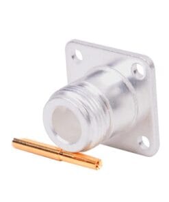 RFN-1021-1 - RFN-1021-1-RF INDUSTRIES,LTD-Conector N Hembra, montaje con 4 perforaciones a 18 mm - Relematic.mx - RFN10211