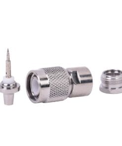 RFT-1204 - RFT-1204-RF INDUSTRIES,LTD-Conector TNC Macho de Rosca para Cable RG-58/U, Grupo C, Níquel/ Plata/ Delrin. - Relematic.mx - RFT1204