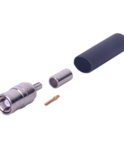 RSB-4000-B-03 - RSB-4000-B-03-RF INDUSTRIES,LTD-Conector SMB Macho de Anillo Plegable (PIN Hembra) para Cables RG-174/U, 8216, Niquel/Oro/Teflón. - Relematic.mx - RSB4000B03