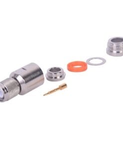 RT1-200I - RT-1200-I-RF INDUSTRIES,LTD-Conector TNC Macho de Rosca Izquierda Métrica, Tipo Rosca para RG-8/U, 9913, LMR-400, CNT-400 del Grupo I,  Plata/ Oro/ Teflón. - Relematic.mx - RT1200I
