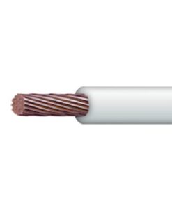 SLY-304-WHT - SLY-304-WHT-INDIANA- ( SLY305 ) Cable 10 awg  color blanco,Conductor de cobre suave cableado. Aislamiento de PVC, autoextinguible. (Venta por Metro) - Relematic.mx - SLY296WHT-1