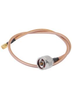 SN-142-SMAI-100 - SN-142-SMAI-100-EPCOM INDUSTRIAL-Cable de 100 cm tipo RG-142/U con conectores N Macho y SMA Macho Inverso (Hasta 8 GHz). - Relematic.mx - SN142SMAI60-1