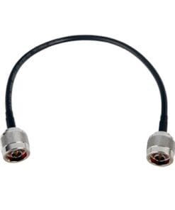 SN-58U-N-30 - SN-58U-N-30-EPCOM INDUSTRIAL-Jumper de 30 cm fabricado con cable RG-58U-SYS, conectores "N" en ambos extremos - Relematic.mx - SN58UN30