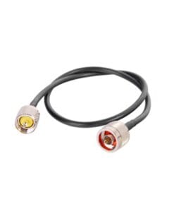 SN-58U-UHF-60 - SN-58U-UHF-60-EPCOM INDUSTRIAL-Jumper de 60 cm fabricado con cable RG-58U-SYS, conector "N" y "UHF" del otro extremo - Relematic.mx - SN58UUHF60