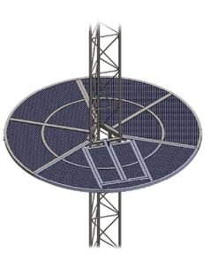 SOM-60 - SOM-60-SYSCOM TOWERS-Sistema Antiescala tipo Sombrilla para tramo de Torre STZ-60. - Relematic.mx - SOM30