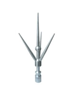 TG-FKLN - TG-FKLN-TOTAL GROUND-Punta Pararrayo Tipo Franklin con Mástil de 1.2 m. - Relematic.mx - TGFKLN