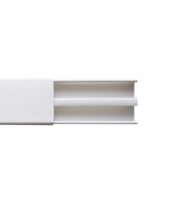 PT-48 - PT-48-THORSMAN-Canaleta blanca dos vías, de PVC auto extinguible,  48 x 16 x tramo 2.5m (6101-01250)  - Relematic.mx - THC48_det
