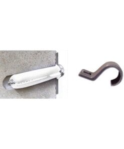 TK-57 - TK-57-THORSMAN-Kit de 20 grapas, 20 taquetes y 20 tornillos para sujetar conductores redondos o tubo en muro - Relematic.mx - TK57