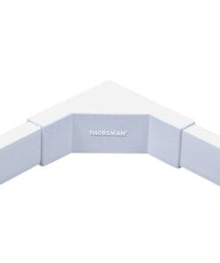 TMK-1720-EI - TMK-1720-EI-THORSMAN-Esquinero interior color blanco de PVC auto extinguible,  para canaleta TMK1720 (5220-02001) - Relematic.mx - TMK1720EI