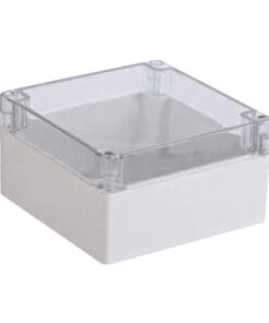TXG-01-5 - TXG-01-5-TXPRO-Gabinete Plástico para Exterior (IP65) de 160 x 160 x 90 mm Cierre por Tornillos Tapa Transparente. - Relematic.mx - TXG015