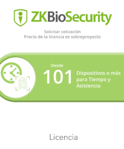 ZK-BS-TA-PRJ - ZK-BS-TA-PRJ-ZKTECO - Licencia para ZKBiosecurity permite gestionar desde 101 dispositivos para tiempo y asistencia o mas - Relematic.mx - ZKBSTAPRJ-h